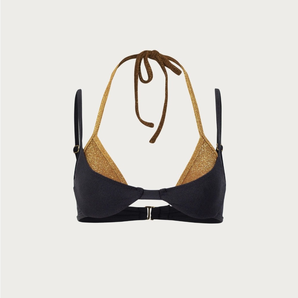 SAME double layer bikini Top